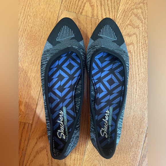Skechers 48487 Women’s Size 10 Slip-On Flats Sparkle Air-Cooled Memory Foam - Picture 1 of 5